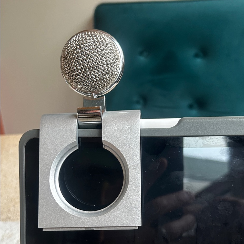 Blue Snowflake Microphone - Picture 5 of 6